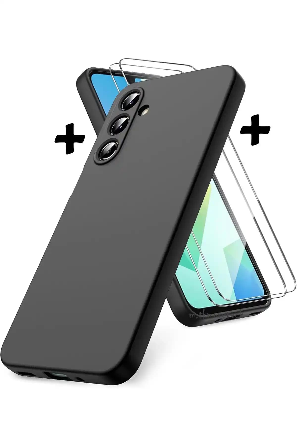 Samsung Galaxy A16 İçin M. Tk Moveteck Kılıf ve Ekran Koruyucu Seti Yüksek Koruma ve Şık Tasarım