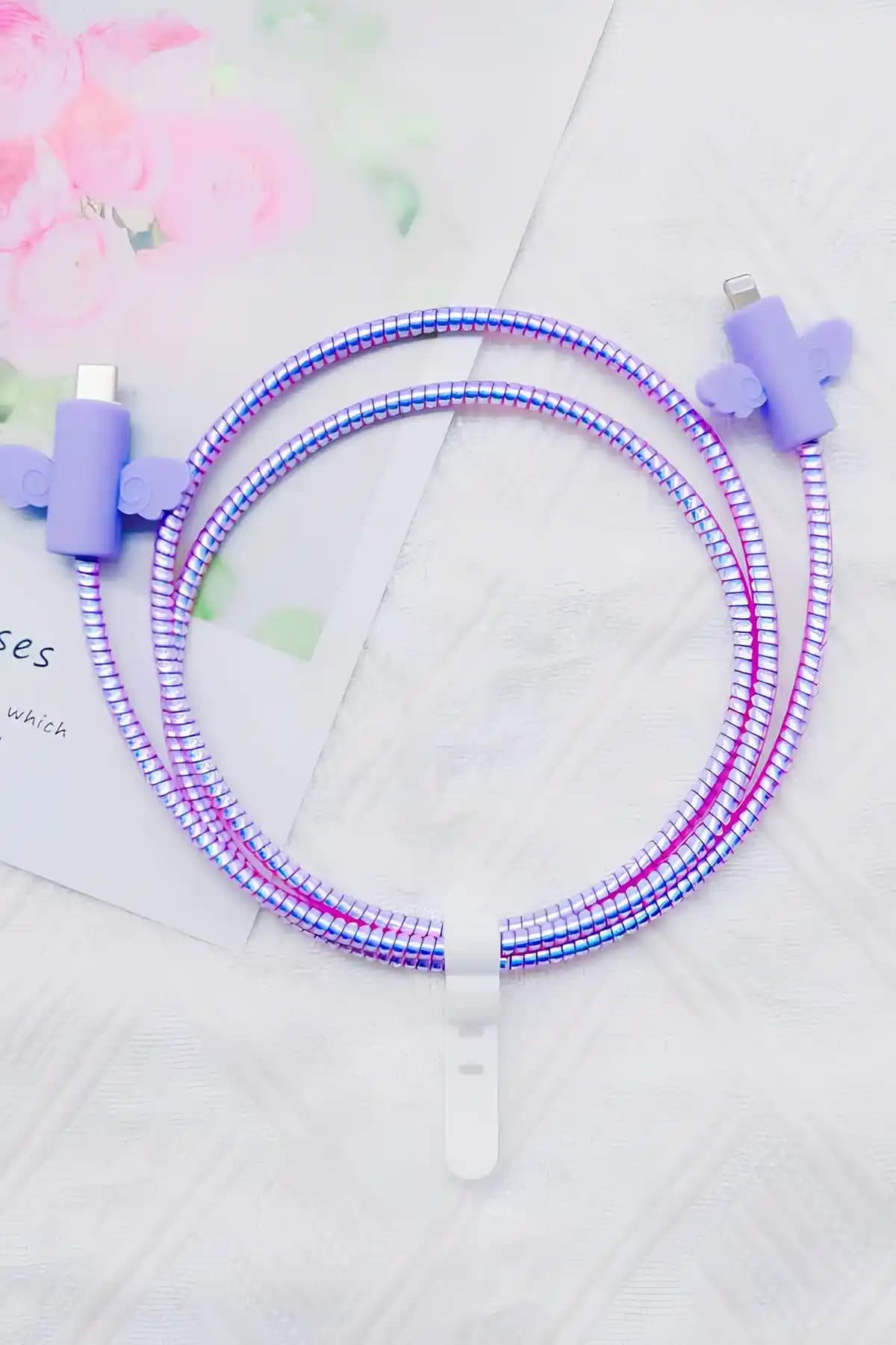 WANNA PROTECT Telefon Kablo Koruyucu Seti Estetik ve Dayanıklı Çözümler