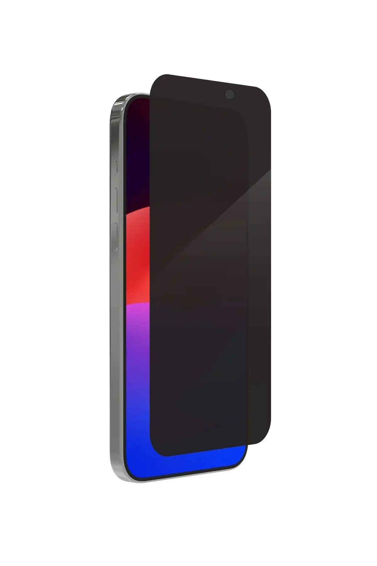 Powerfox iPhone 15 Pro Max Uyumlu Gizlilik ve Kırılmaz Cam Ekran Koruyucu