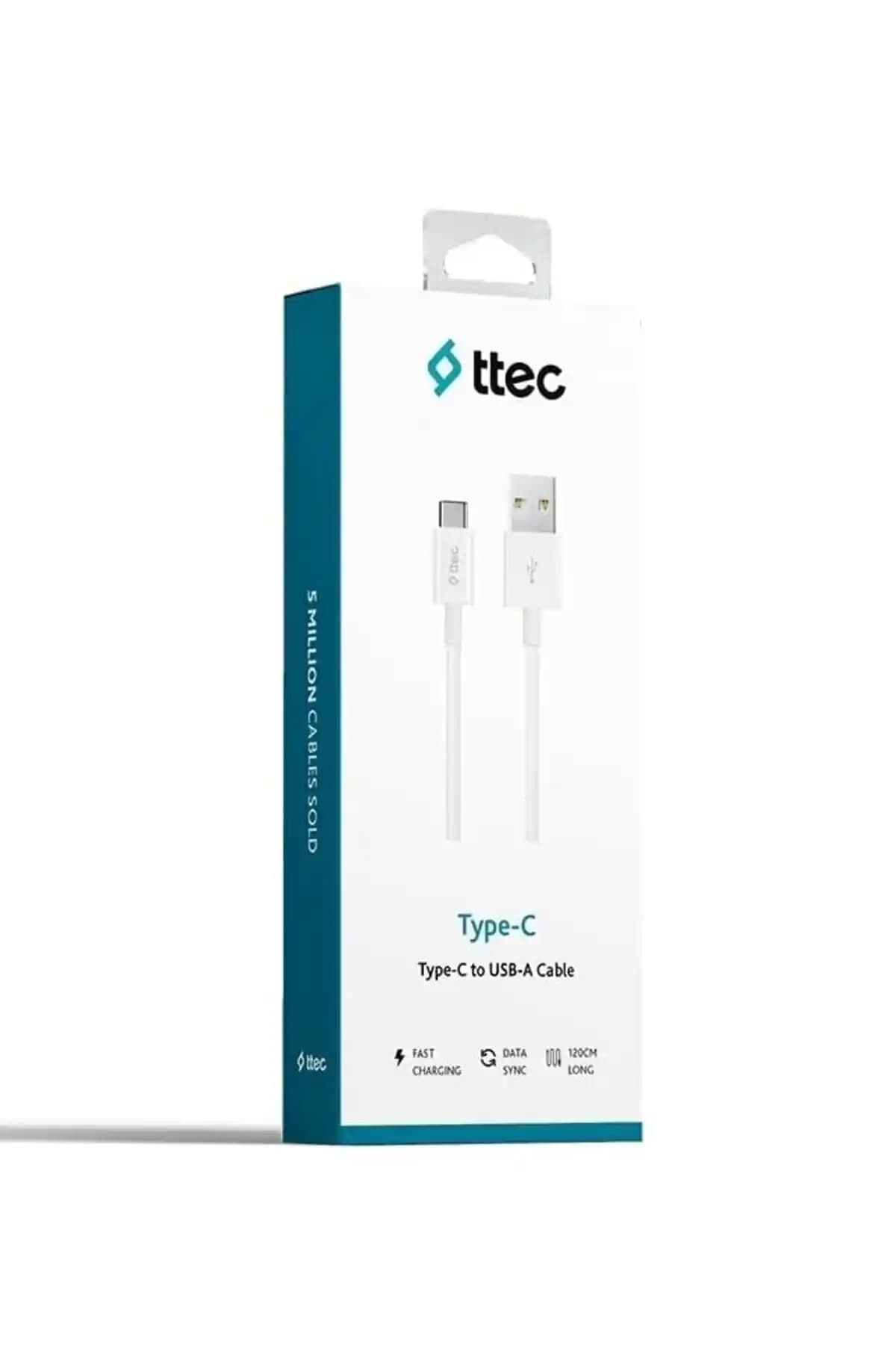 Ttec Tipçe USB Kablosu 2DK12B Güncel ve Güvenilir Veri ve Şarj Kablosu